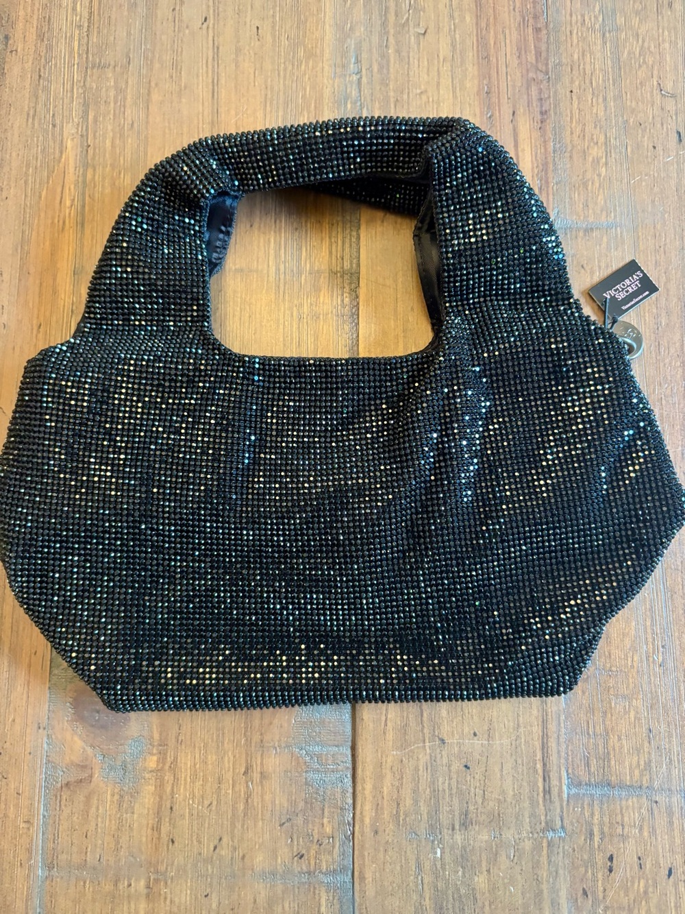 NWT Victoria’s Secret black slouchy evening bag